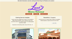 Desktop Screenshot of lunasmexicanrestaurants.com